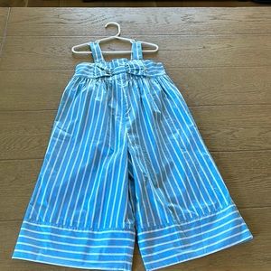 NWT Janie and Jack Seersucker Wide leg Romper